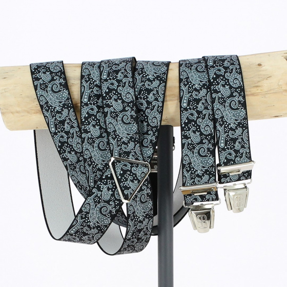Fantasy straps Arabesque Black and Grey Large Size