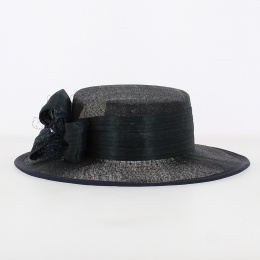 Ceremonial hat Sidonie Marine - Traclet