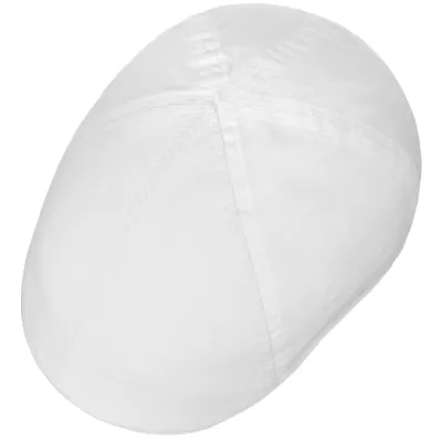 White Organic Cotton Flat Cap - Stetson  Reference: 17915| Traclet Hat Shop