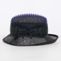 Ceremonial Hat Isa Paille Marine - Traclet