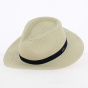 Natural Paper Straw Carnations Hat - Barts