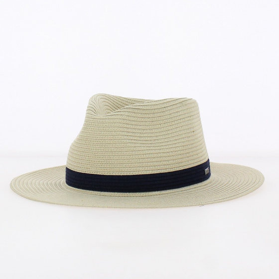 Natural Paper Straw Carnations Hat - Barts Natural Paper Straw Carnations Hat - Barts
