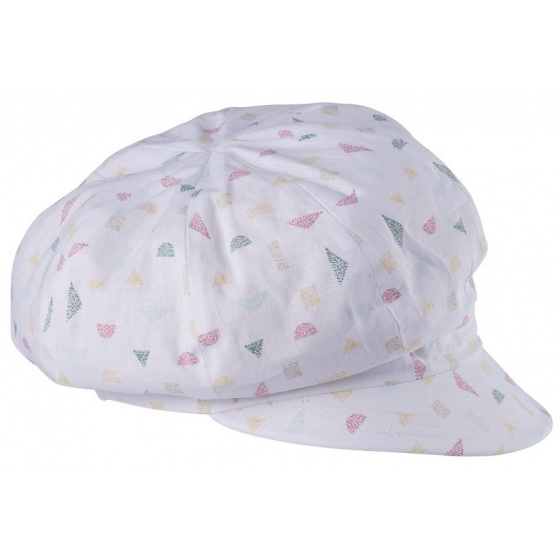 Elorine Reversible Linen & Cotton Newsboy Cap - MTM