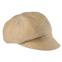 Gavroche Elorine Reversible Cap Linen & Cotton Yellow - MTM