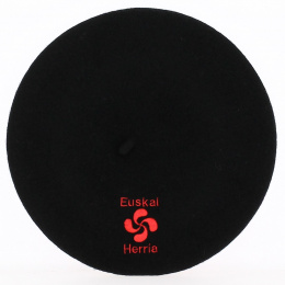 Basque Cross Embroidery Beret - Traclet