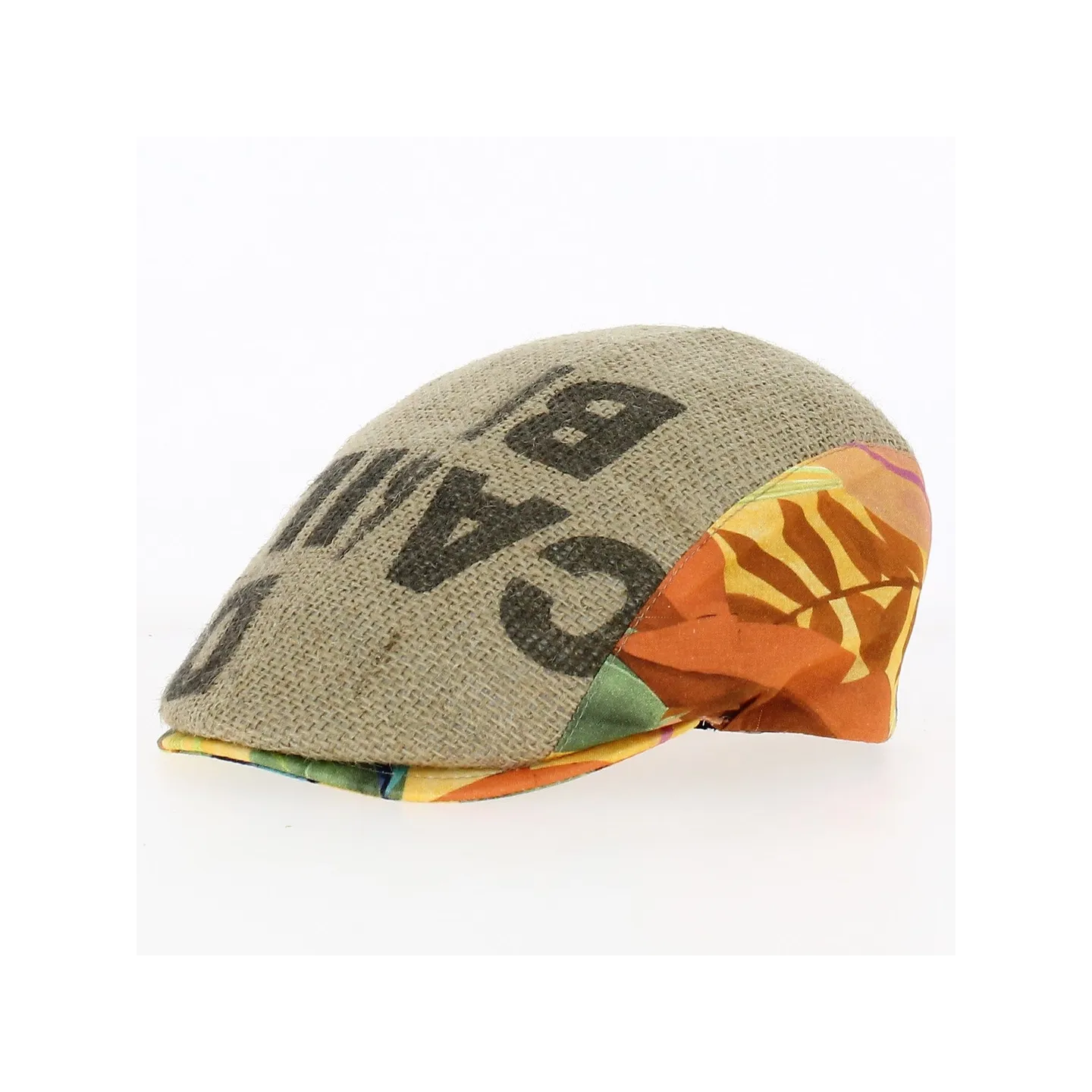Jute and cotton flat cap - Traclet