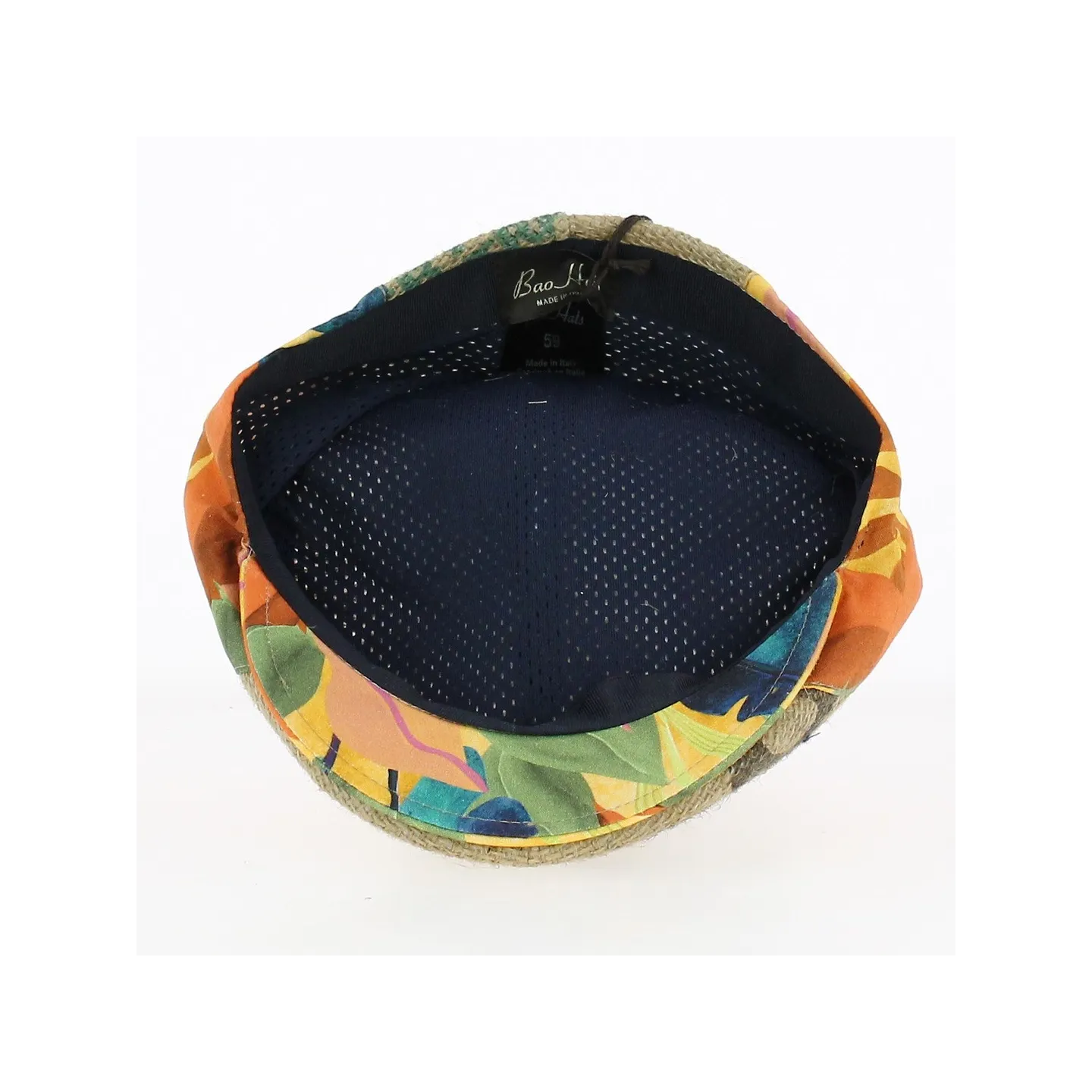 Casquette plate Jute et Coton - Traclet