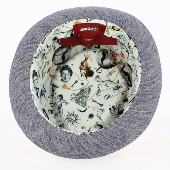 Porkpie Diamond Hat - Alfonso d'Este Porkpie Diamond Hat - Alfonso d'Este