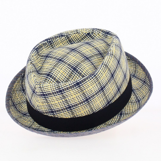 Chapeau Porkpie Diamond Carreaux - Alfonso d'Este Chapeau Porkpie Diamond Carreaux - Alfonso d'Este