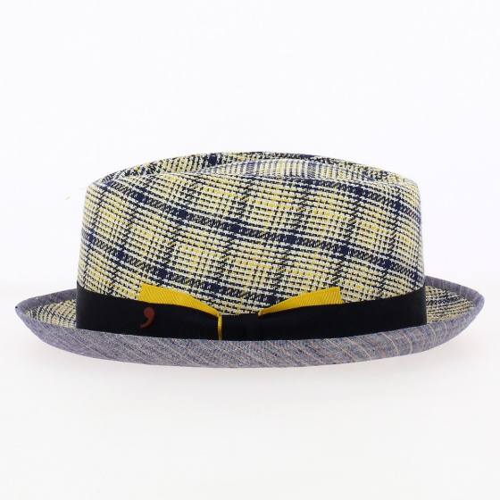 Chapeau Porkpie Diamond Carreaux - Alfonso d'Este Chapeau Porkpie Diamond Carreaux - Alfonso d'Este