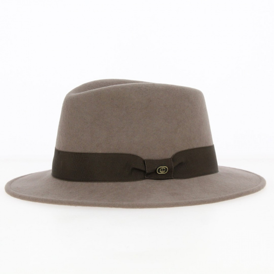 Marc Brown Wool Felt Fedora Hat - Traclet