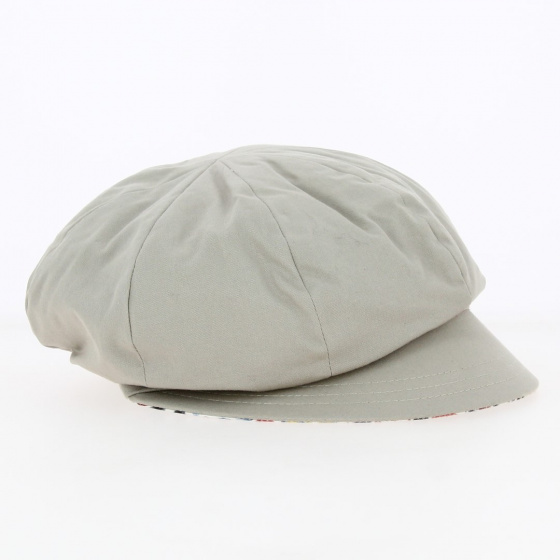Gavroche Elorine Reversible Taupe Cotton Cap - MTM