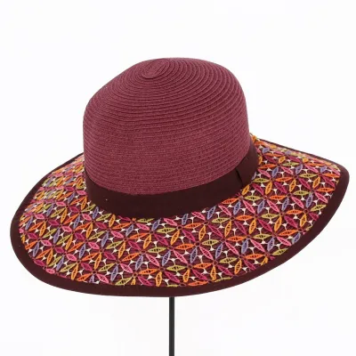 Women's Paper Straw Sun Hat - MTM Reference: 12749 | Traclet Hat Shop