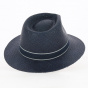 Navy Brooks Traveller Panama Hat - Bailey