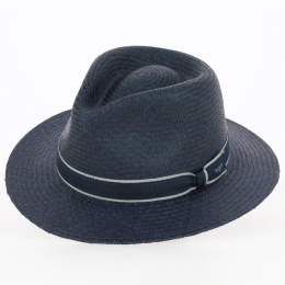Chapeau Panama Traveller Brooks Bleu Marine - Bailey