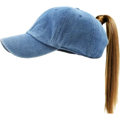 Casquette Baseball Femme Ponytail Jeans - Traclet t Reference : 17922| Chapellerie Traclet