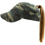 Casquette Baseball Femme Ponytail Camouflage - Traclet