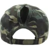 Casquette Baseball Femme Ponytail Camouflage - Traclet t Reference : 17924| Chapellerie Traclet