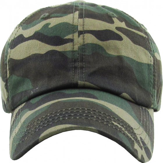 Casquette Baseball Femme Ponytail Camouflage - Traclet