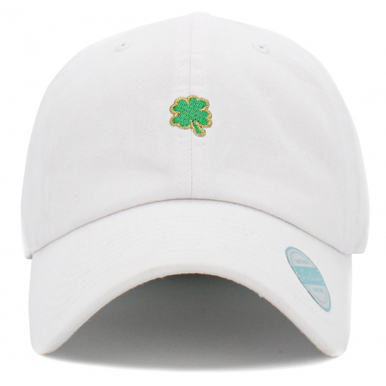 White Clover Strapback Cap - Kbethos White Clover Strapback Cap - Kbethos