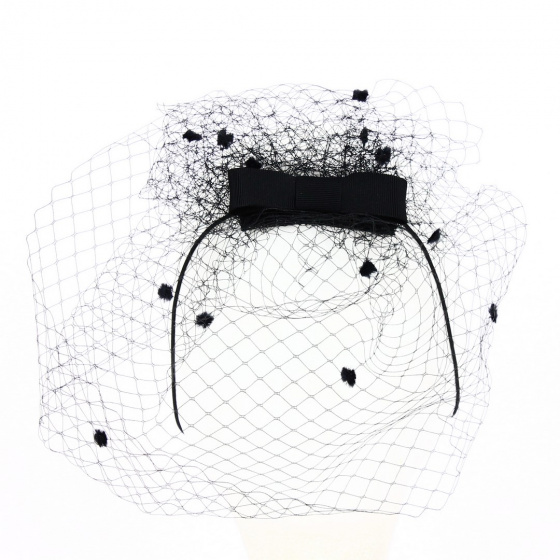 Serre tête de cérémonie Sisal noir - Traclet