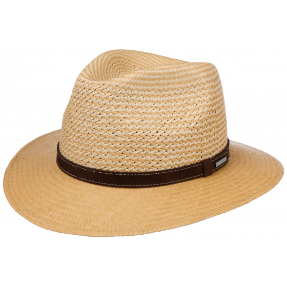 Mickael Natural Straw Traveller Hat - Stetson