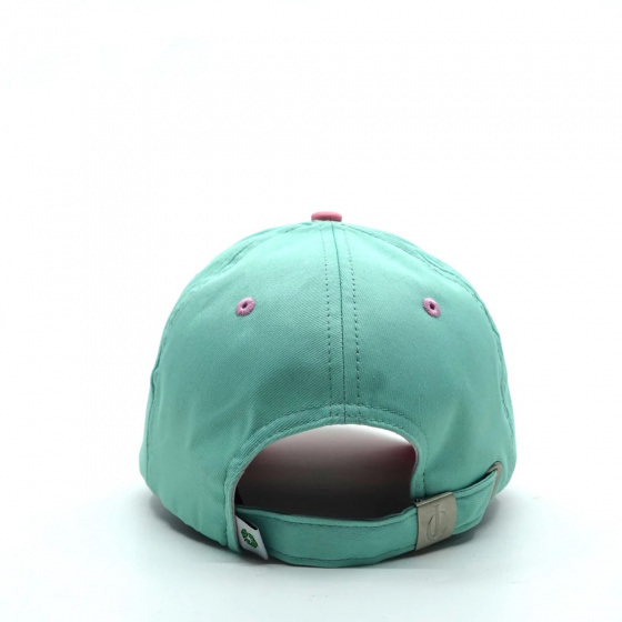 Casquette Baseball Polyester recyclé Menthe - Le chapoté