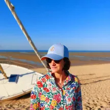 Casquette Baseball Polyester recyclé Bleu clair - Le chapoté
