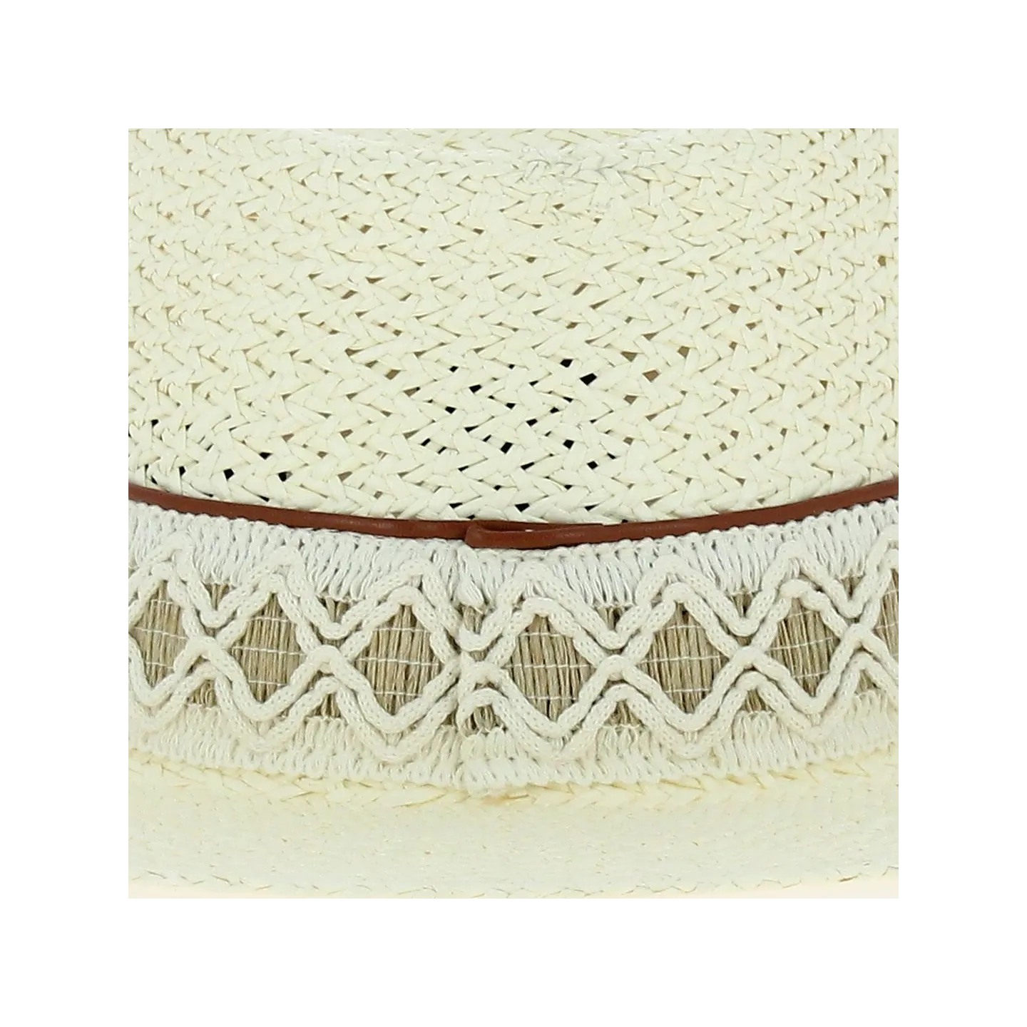 Natural Straw Fedora Hat - Fléchet Reference: 11994 | Traclet Hat Shop