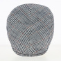 Linen and cotton flat houndstooth cap - Fléchet