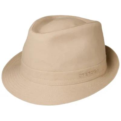 Chapeau Tissu Teton Beige Coton - Stetson