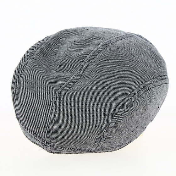 Flat Cap Didier Linen Blue - Crambes Flat Cap Didier Linen Blue - Crambes