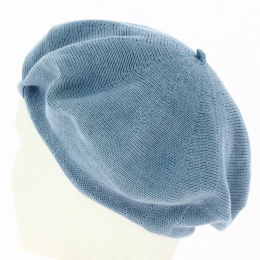 Béret Classique Coton Bleu ciel - Le Béret Français