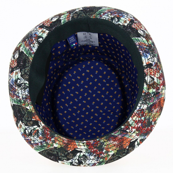 Chapeau Porkpie Street Art Coton - Traclet Chapeau Porkpie Street Art Coton - Traclet