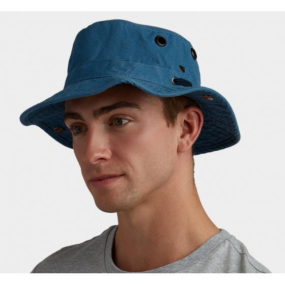 Chapeau Safari Wanderer Globe Trotteur T3 Wanderer Bleu Jean - Tilley