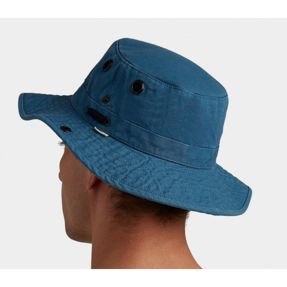 Safari Hat Wanderer Globe Trotter T3 Wanderer Blue Jean - Tilley