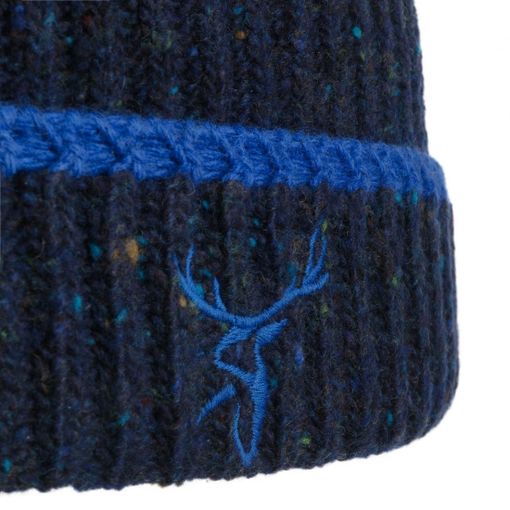 Navy Deer Visor Beanie - Stetson