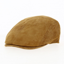 Flat Cap Lino Brown Leather - Fléchet