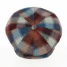 Casquette Gavroche Montréal Carreaux Soie - Traclet