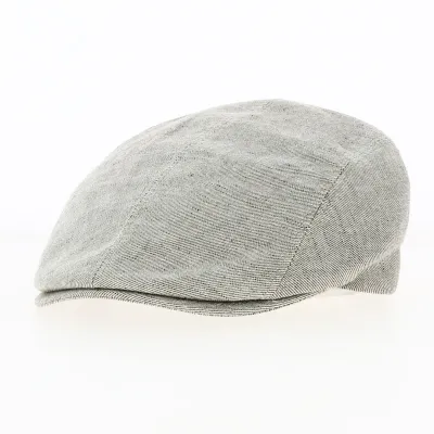 Casquette Plate Mino Beige Lin - Traclet