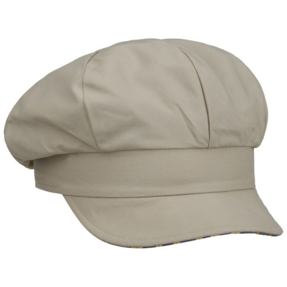 Camilla Linen Reversible Newsboy Cap - Mayser
