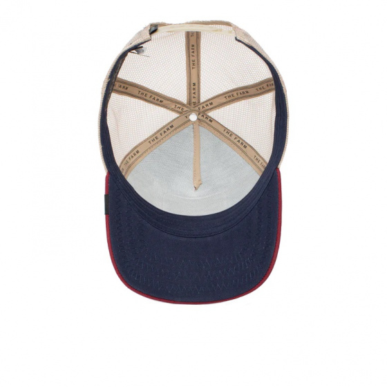 Casquette Baseball Trucker Freedom Aigle Marine - Goorin
