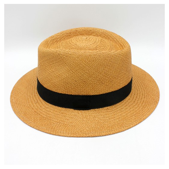 Brown Kamara Panama Traveller Hat - Traclet Brown Kamara Panama Traveller Hat - Traclet