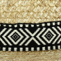 Natural Straw Boater Florentine Aztec - Flechet