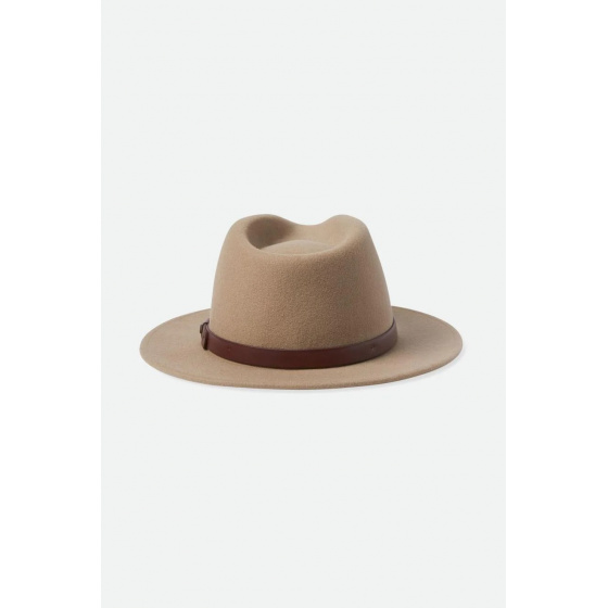 Messer Beige Wool Felt Hat - Brixton