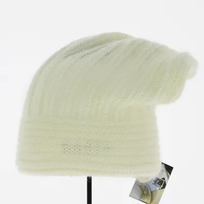 Bonnet Long Whistler Laine & Mohair Ecru - Traclet