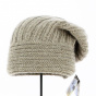 Whistler Long Bonnet Wool & Mohair Taupe - Traclet