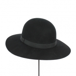 Capeline Chouan Black Wool Felt Hat - Traclet