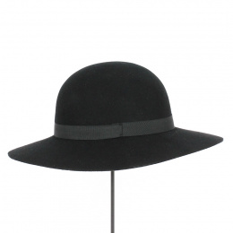 Capeline Chouan Black Wool Felt Hat - Traclet