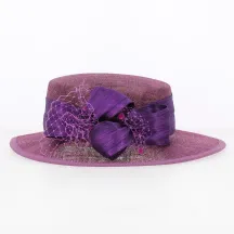 Chapeau de Cérémonie Sidonie Violet - Traclet